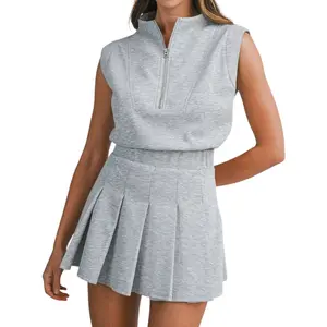 Court Side Cool Pleated Romper