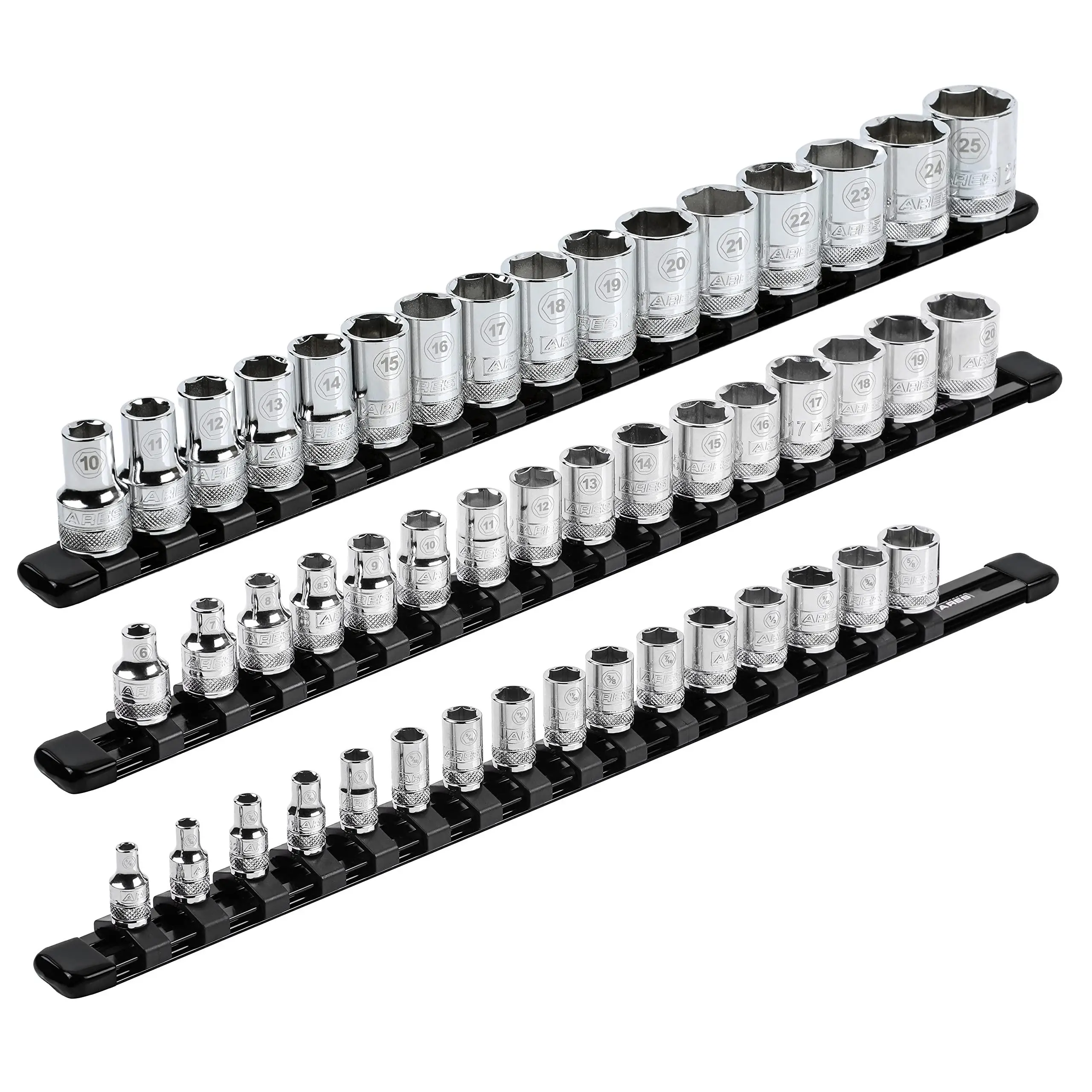ARES 60047 3/8-In Green Socket Rail