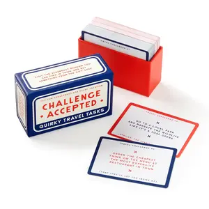 Challenge Accepted Quirky Travel Tasks Card Deck