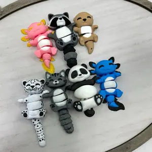 Clingy Cuties 3D Printed Axolotl Panda Snow Leopard Cat Otter Adorable