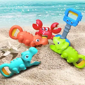 Children's Beach Toys Lobster Dinosaur Toy Tongs Boys and Girls Crab Claw Mechanical Hand Beach Sand Digging Shovel Set
