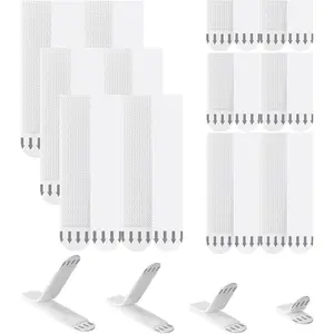 Heavy Duty Picture  Strips, 24-Pairs(48 Strips) - No  Wall Hangers, Without Nails Adhesive Strip Kit, Picture Frame Hangers for Framed, Posters, and /Office Decor