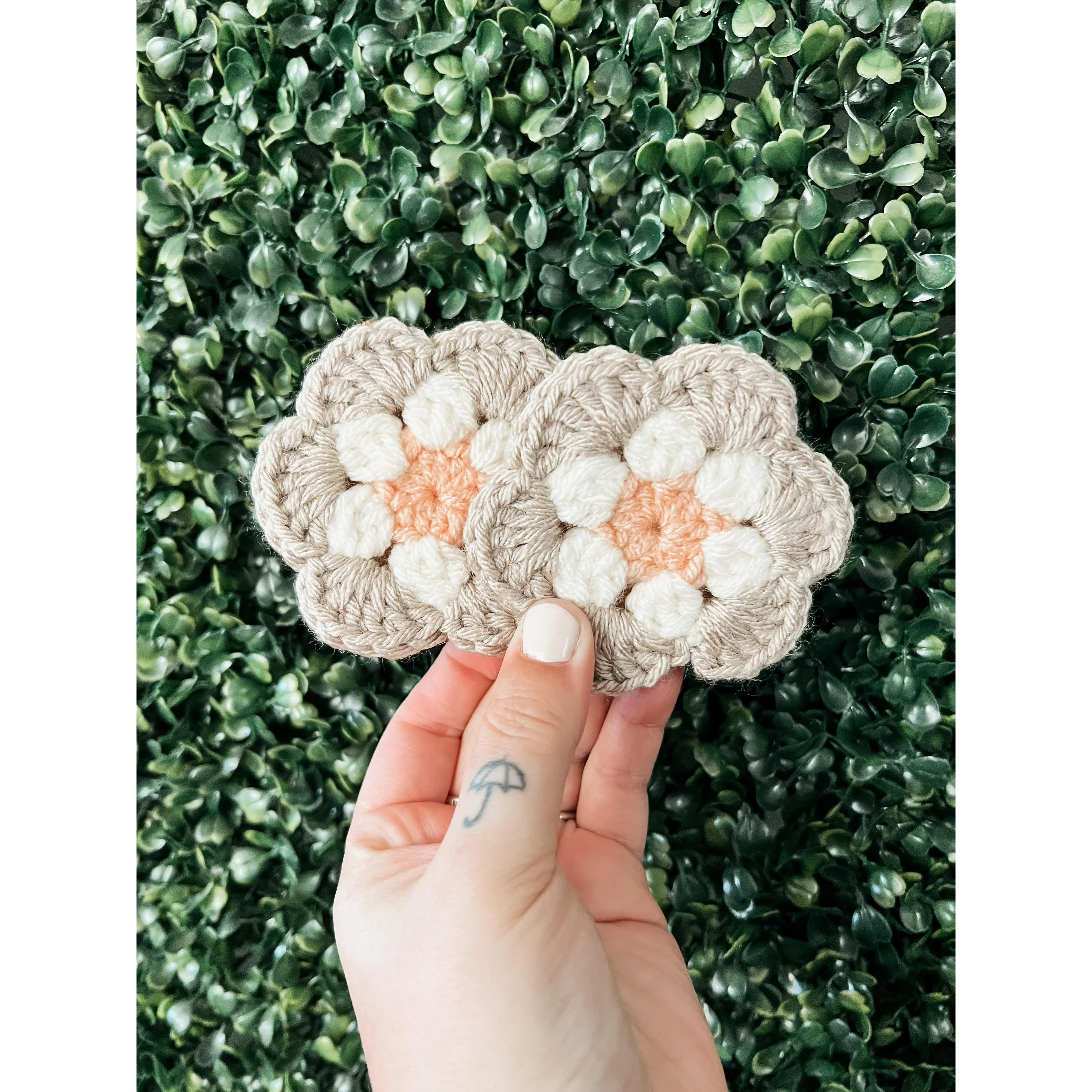 Granny Square Car Coasters