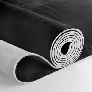 118" L x 60" W Black Suede Headliner Fabric with Foam Backing Material - Tube Packaging - Automotive/Home Micro-Suede Headliner Fabric for Car Replacement/Repair/DIY