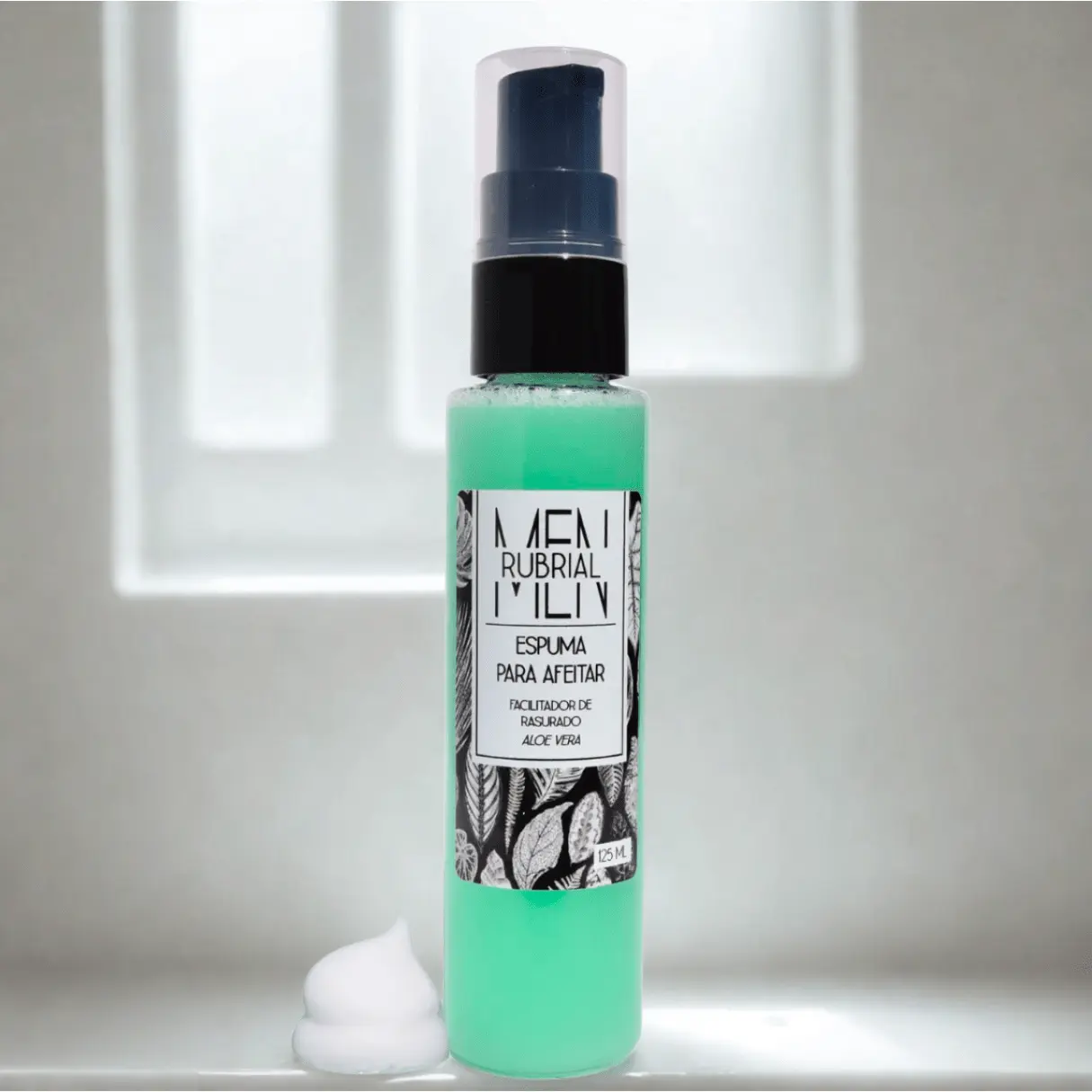 Men’s Purifying Shaving Foam | Organic Aloe & Beet-Derived Lactic Acid (125ml / 4.2 fl oz)