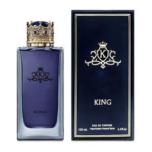 Men's King Classic Scent Eau De Parfum Natural Spray Cologne, 100ml (3.4oz) for Daily Use
