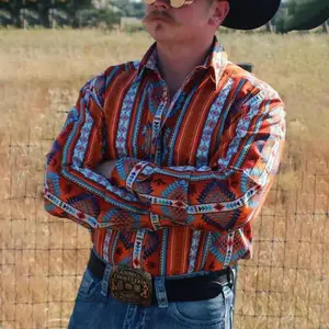 2025 classic western-style denim men’s shirt—simple, elegant, comfortable, breathable, and fashionable, featuring a pocket; versatile and timeless menswear outfit, long sleeves, gift5