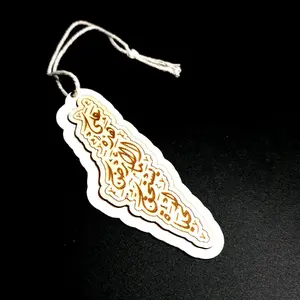 Custom Palestine Car Hanger & Wall Decor | Arabic Calligraphy Art | Handmade Plywood Decoration | Personalized Islamic Gift - Hanging Ornaments