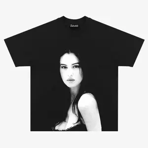 Monica Bellucci Graphic Tee - Vintage Film Star Actor T-Shirt - Unisex Cotton Movie Fan Shirt 0CCX2