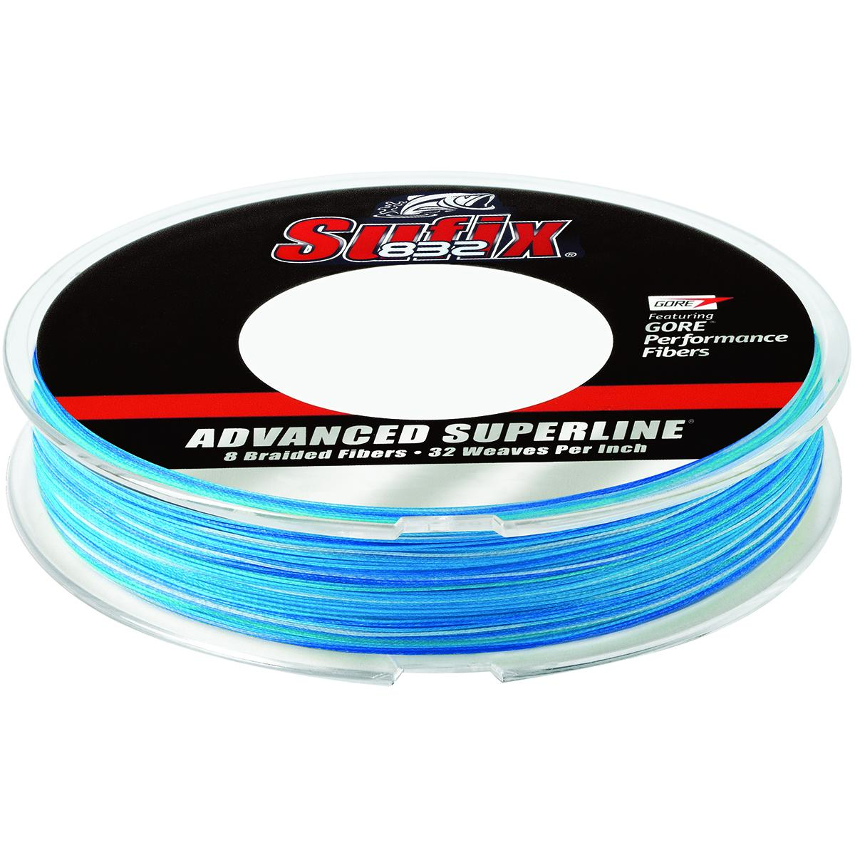 Sufix 832 Advanced Superline Braid Fishing Line, Coastal Camo, 300 Yard Spool