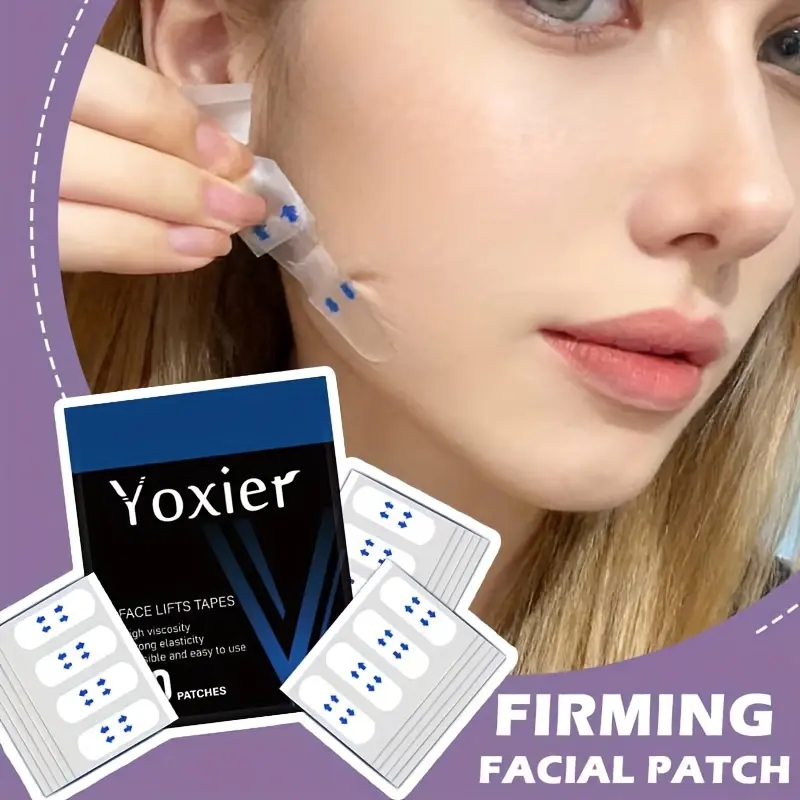 Facial Lifting Tapes, Used to The Facial Area, Face, Eye, Neck And Chin, Waterproof, Invisible Appearance, Clear, Face Shaping Patches, Light Beige Lifting Transparent Tool, Facial Tools, Beauty Tools, Anti Wrinkle Patches