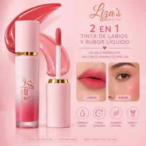 2-in-1 Lipstick and Blush, Creamy Lip Gloss for Daily Makeup Lipgloss