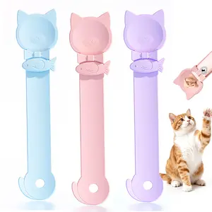 3 Pcs Lickable Cat Treat Spoon – Squeeze Feeder for Licky Treats & Wet Food,  Mess‑Free Feeding Tool for Kittens & Small Pets