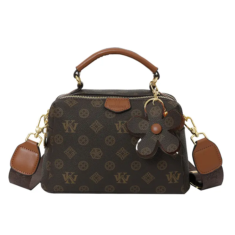 Women's Fashion Mini Boston Satchel Crossbody Bag, Vintage Top Handle Purse with Adjustable Shoulder Strap, Lightweight Everyday Handbag for Shopping, Travel, Work & Daily Use