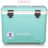 Engel 19 Qt Injection-Moulded Drybox Personal Cooler - Insulated Foam Cold-Retaining Small Hard Shell Lunchbox with Airtight Ergonomic Design, Carry Handles, Integrated Shoulder Strap, Moisture Resistant for Camping Gear Must Haves, Kayaking
