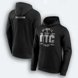 Roman Reigns OTC 10 Star Hoodie, Mens Black Wrestling Fan Apparel Tribal Chief Gift, Casual Menswear, Unisex Sizing Made in USA