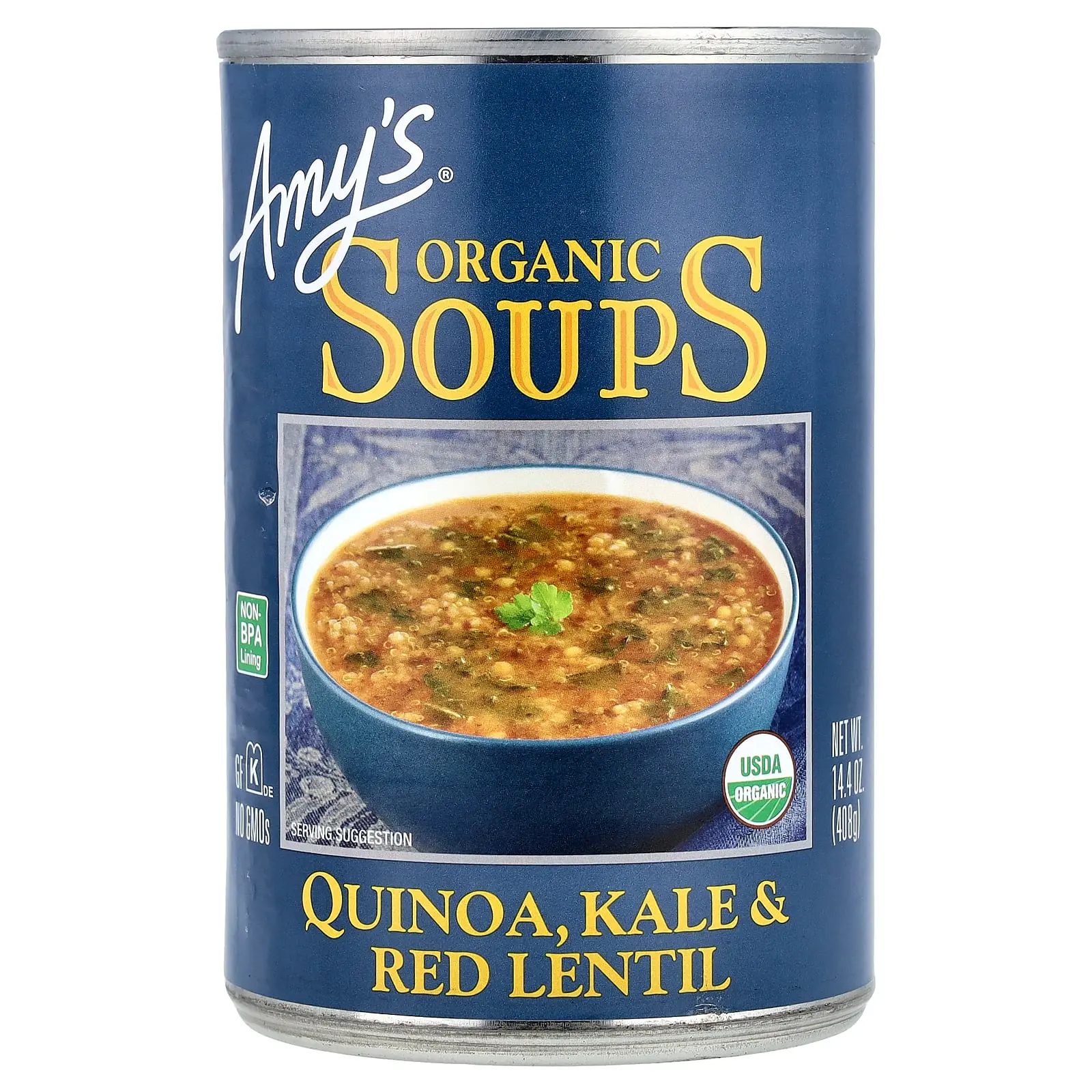 Amy's Organic Soups, Quinoa, Kale and Red Lentil, 14.4 oz (408 g)