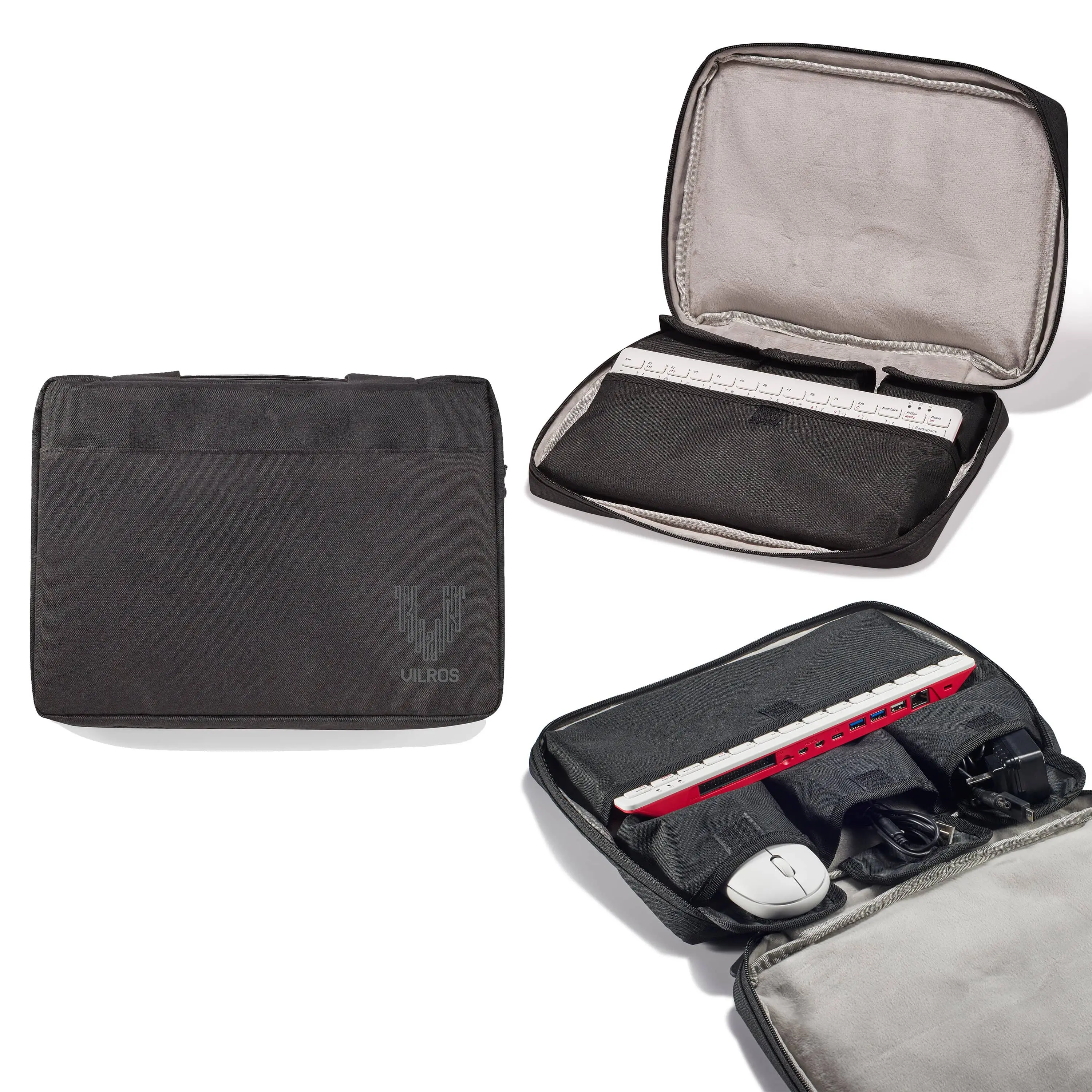 Raspberry Pi 400/500 Compatible Deluxe Laptop Style Case