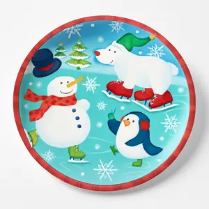 Holiday Fun 8.5" Christmas Paper Plates