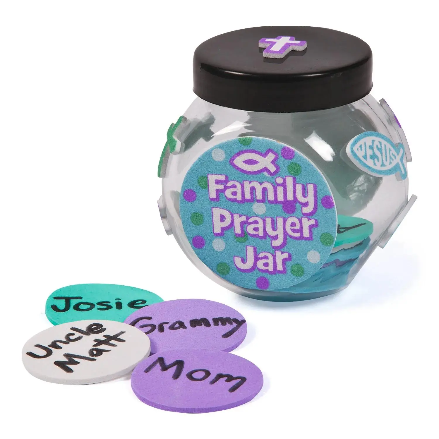 Family Prayer Jar Craft Kit - Makes 12