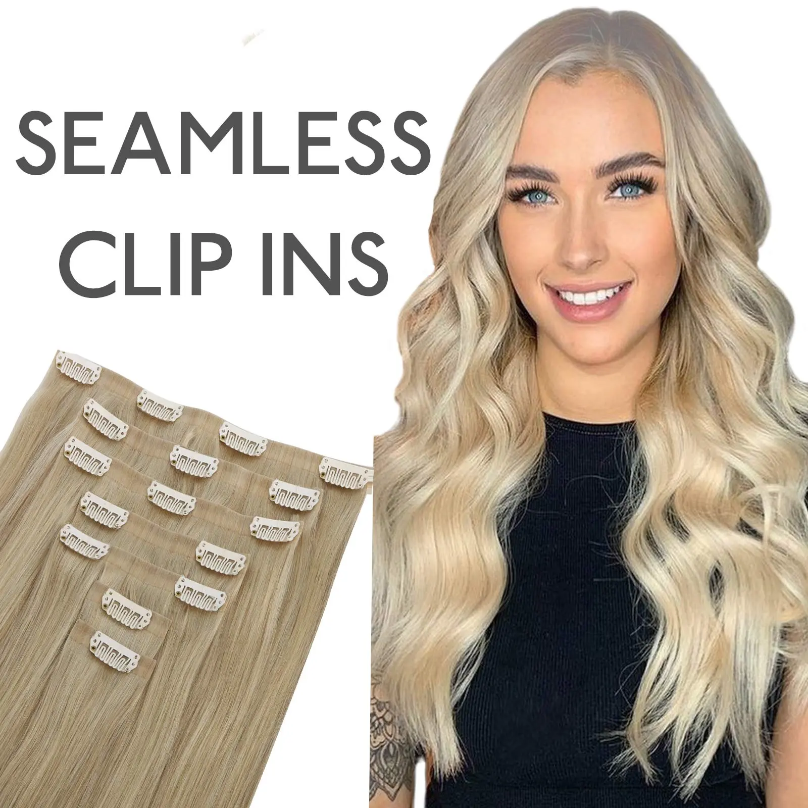 #17/22/60 Platinum Blonde Balayage