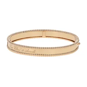 Pre-owned Van Cleef & Arpels Perlée Bangle Bracelet