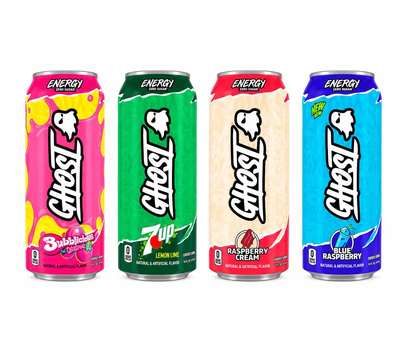 Ghost Energy Variety Pack Caffeinated Energy Beverage (4 Cans)