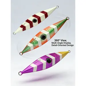 SW134 Slow Pitch Jig - One-Eye Sinking & Fluttering Metal Lure, Professional Action for Targeting Ribbonfish & Mackerel