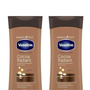 Vaseline Intensive Care Coco Radiant with Pure Coco Butter 100ml Pack of 2 Body Care Lotions- travel  size