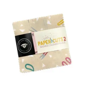 Fabric Ruby Star Society Precuts Paper Cuts 2 2.5" Mini Charm Pack RS1107MC