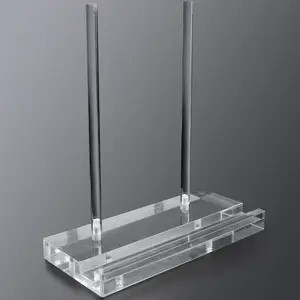 Tabletop Acrylic Book Display Stand,Clear Acrylic Display Easel, Tablet Holder for Displaying Pictures,Books,Music Sheets,Notebooks,CDs.etc - Acrylic 2X Stand Hold