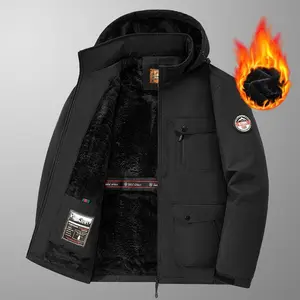 Men's Outdoor Tactical Jacket - Multiple Pockets - Stand Collar with Zipper Hood - Windproof and Warm for Hiking, Camping, Fishing - Spring/Autumn Casual Sports Coat - Durable Construction - Wrinkle-Resistant Fabric - Campwear - Sporty Design - Versatile