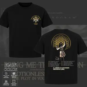 Bring Me The Horizon North American #3 Tour T-Shirt, Retro Rock Band Tee, BMTH Tour 2026 T-Shirt, 'Ascension Program 2' Music Tour T-Shirt, Unisex Oversize Heavy Metal Band Tee, Gift for Metal Music Lovers, Rock Music Gift for Men & Women.