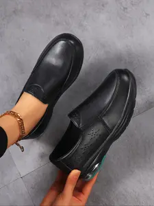 Flat Sole Comfortable Soft Cushion Anti-Slip Hospital Nurse Work Shoes, Low-Cut Slip-On Women's Shoes, Casual Nursing Footwear, Slip On Style