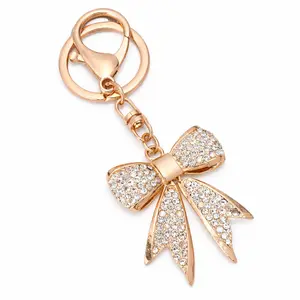 Biddlebee Crystal Luxe Bow Charm | Pavé Crystal Bow on Rose Gold-Tone Hardware | Hive Charm for Tumblers & Bags