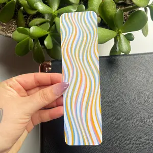 Beachy Wavy Stripes Bookmark