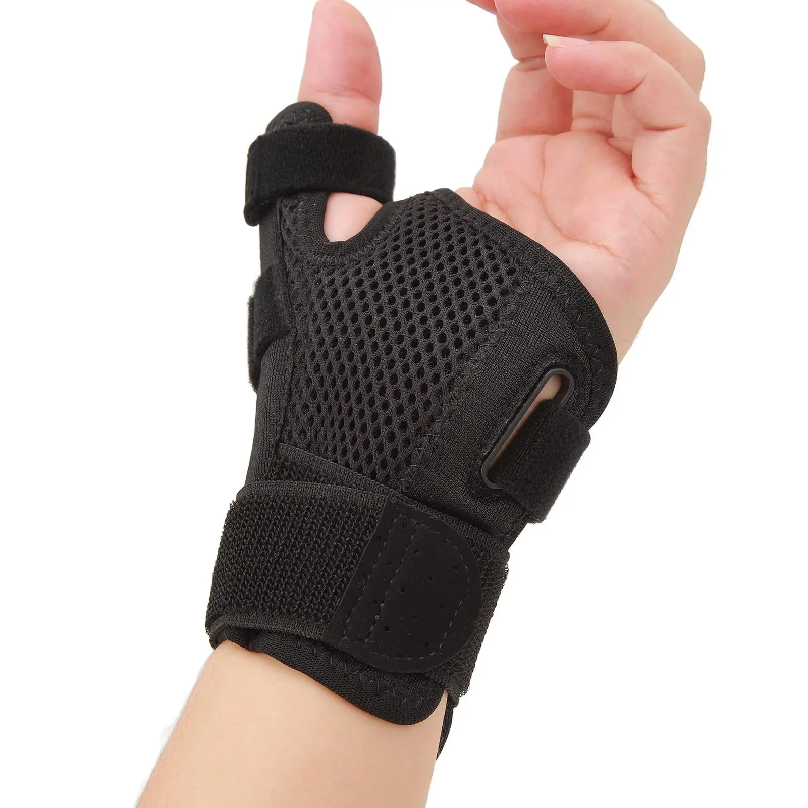 Wrist Thumb Support Brace - 1 Count Breathable Thumb Protector Guard for Men & Women, Thumb Stabilizer for Left or Right Hand Wrist Wrap