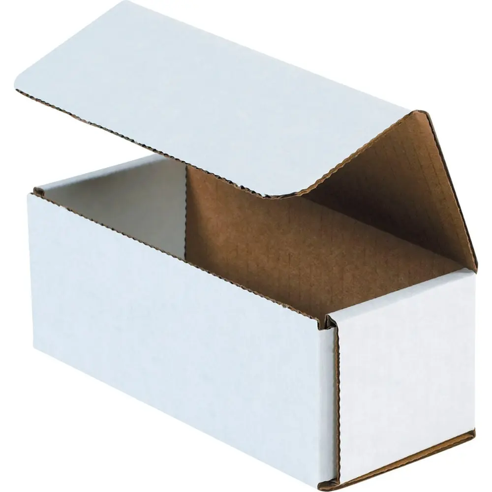 Global Industrial B40194 White Corrugated Mailers - 6.5x2.75x2.5 in. - Pack of 50, Slim Envelopes & Office Postal Supplies, Slim Envelopes & Postal Supplies