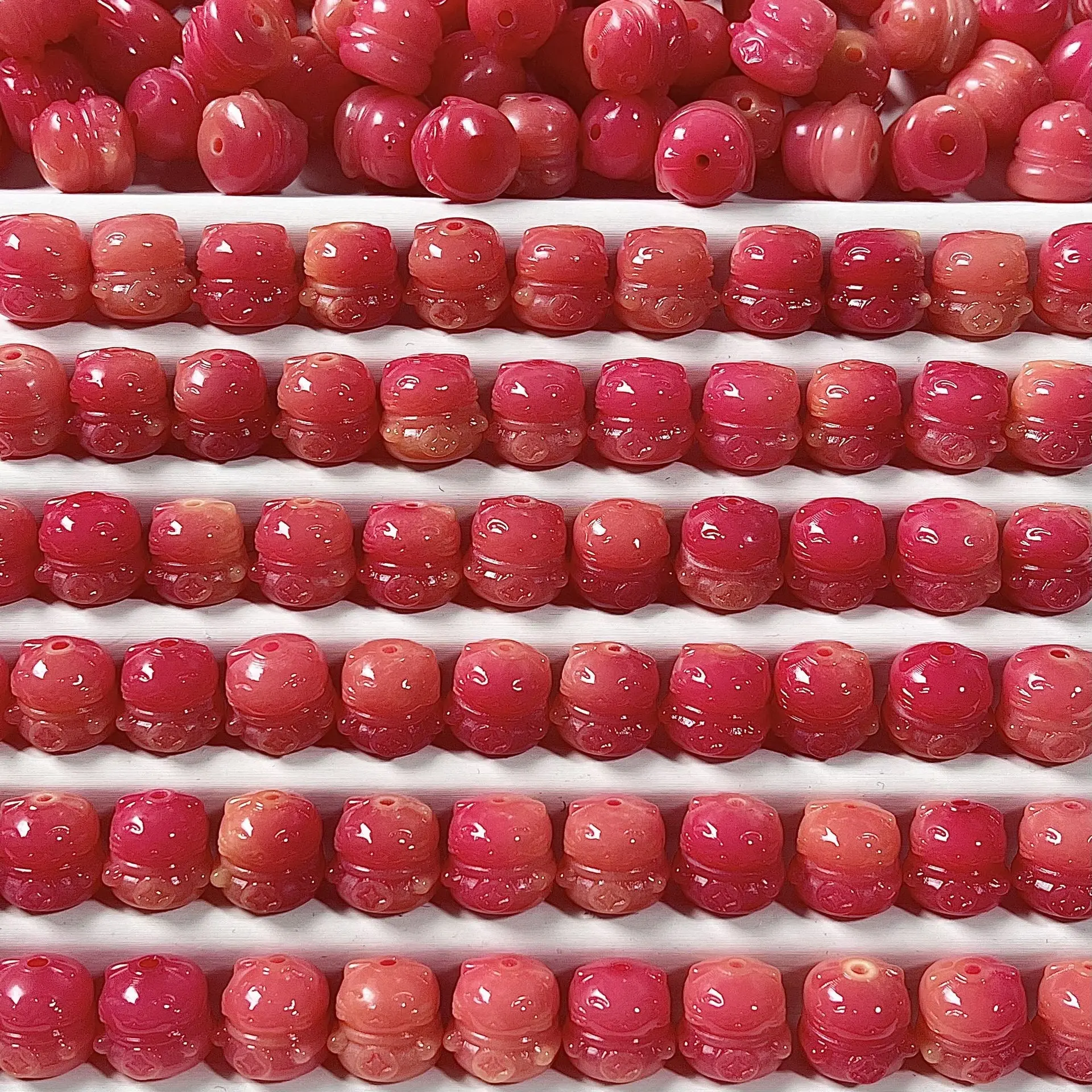 (C26) red lucky cats*25