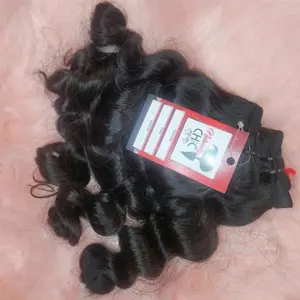 raw indian curly hair