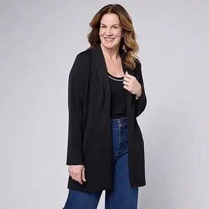 G by Giuliana Marshmallow Knit Shawl-Collar Cardigan