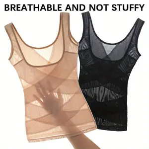 Lift & Shape Buttocks Women's Underwear & Comfortable Shapewear for a Flawless Figure 1PC Women's High Elasticity Striped Waist Trainer Bodysuit,Shapewear Body Shaper Sculpting Vests, Postpartum Recovery Tights, Mature Style Knitted Corset