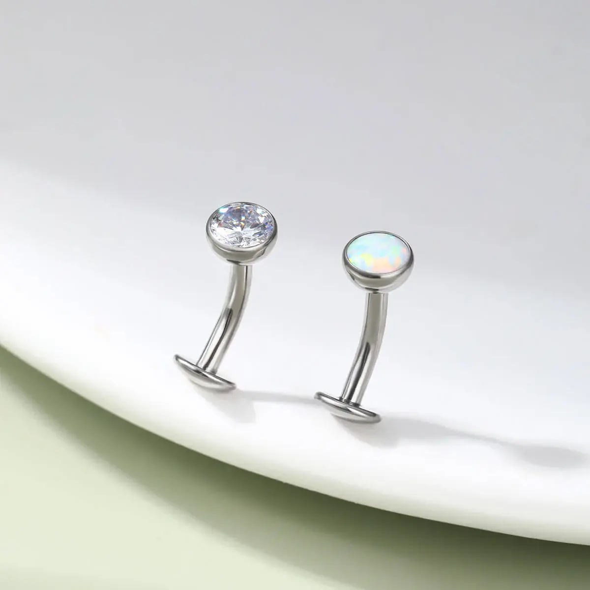 Floating Internally Threaded Titanium Belly Button Ring Belly Piercing