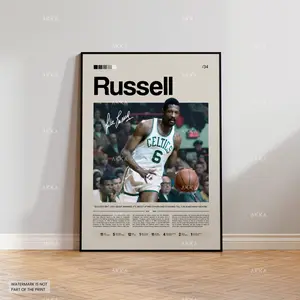 Bill Russell - Boston Celtics poster