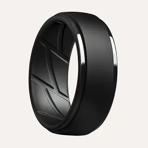 Onyx - Matte Black Silicone Ring