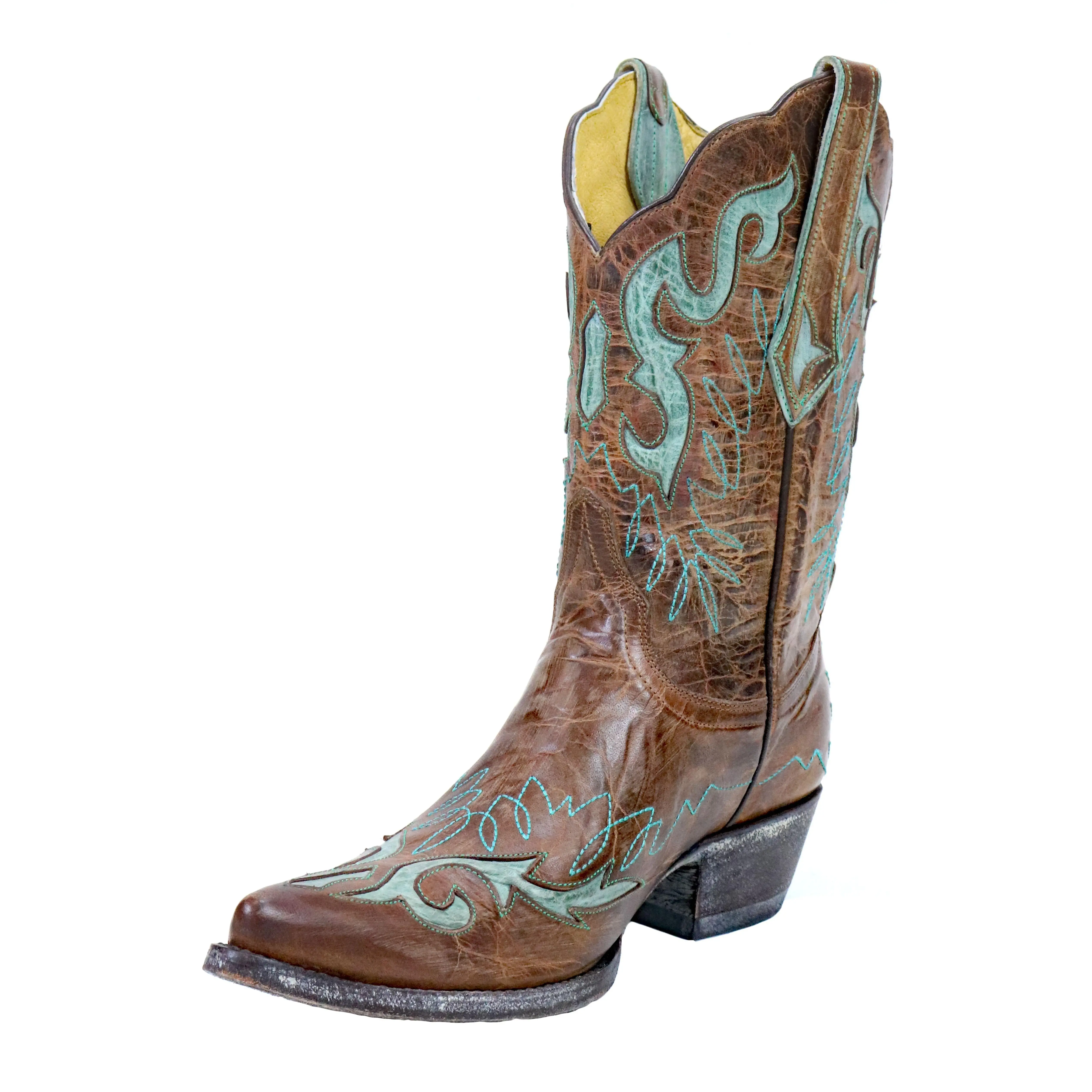 Yippee Ki Yay by Old Gringo Elton 10" Oryx and Aqua Boots