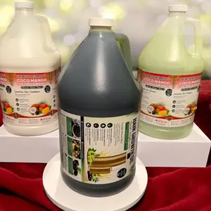 Wholesale: 2 Gallons (128 oz) - 1 Shampoo, 1 Conditioner, 100% Natural, One Gallon Miracle Indian Hair Growth Care