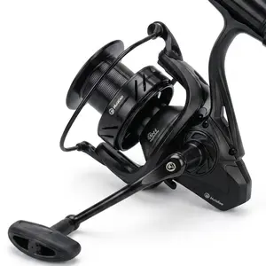 Huidiao Big Pit Carp Fishing Reel 8000–14000 Long Cast Spinning Reel 4.8:1 CNC Aluminum Spool Stainless Bearings for Carp Catfish & Pike Smooth Retrieval Powerful Drag
