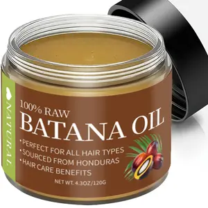 Honduras Batana Hair Oil - Smoothing and Moisturizing Hair Treatment for Dry Hair, for Moisturizing Scalp and Hair Care, Suitable for All Hair Types - 4.3oz/120G