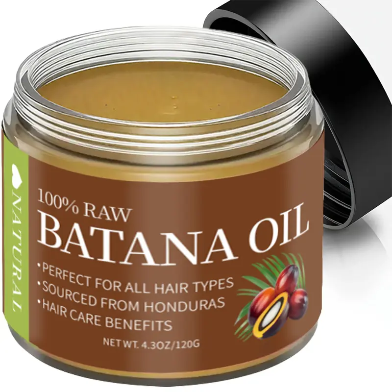 Honduras Batana Hair Oil - Smoothing, Hydrating, Moisturizing and Nourishing Hair Treatment for Dry Hair, for Moisturizing Scalp and Natural Haircare, Suitable for All Hair Types - Haircare Moisturizer - Hair Product - 4.3oz/120G